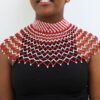 AYO African Beaded shawl necklace