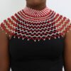 AYO African Beaded shawl necklace