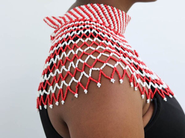 AYO African Beaded shawl necklace