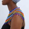 AMBETA African Beaded cape necklace
