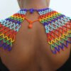 AMBETA African Beaded cape necklace