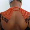 ATIENA African Beaded Cape necklace