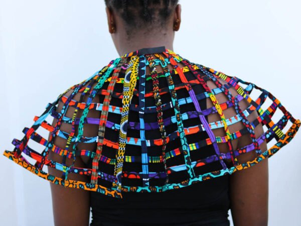 AYABU African Ankara fabric necklace