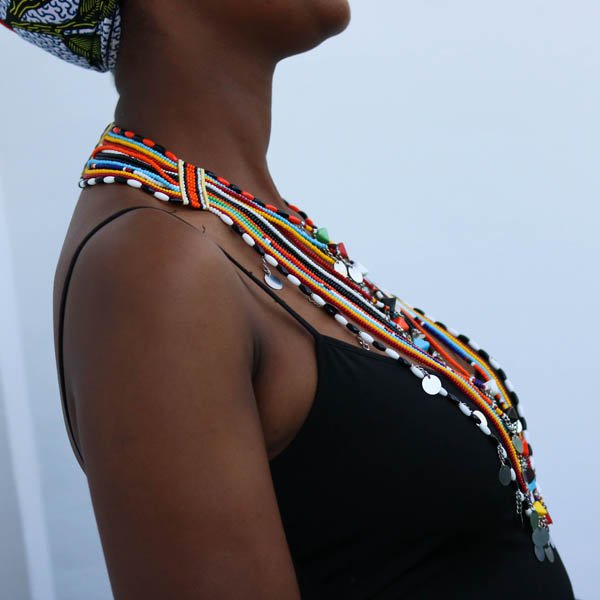 AYUBU African Maasai wedding necklace