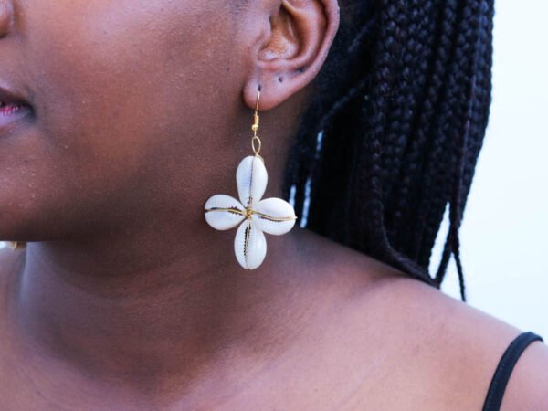 DALIA African Cowrie earrings