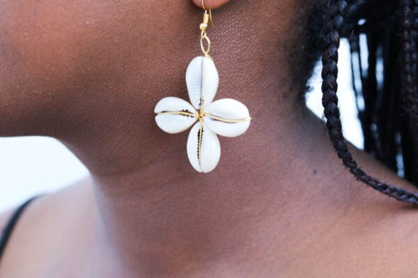 DALIA African Cowrie earrings