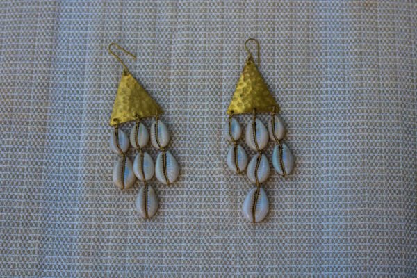 FAIDA African Cowrie earrings