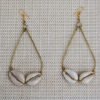 DURAH African Cowrie earrings