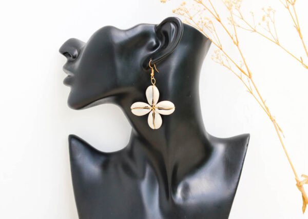 DALIA African Cowrie earrings
