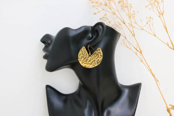 BANJI African Brass Earrings