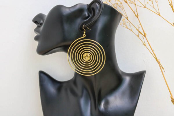 FOGO Brass Hoop Earrings
