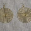 FOGO Brass Hoop Earrings