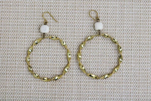 DUMA Brass Hoop Earrings