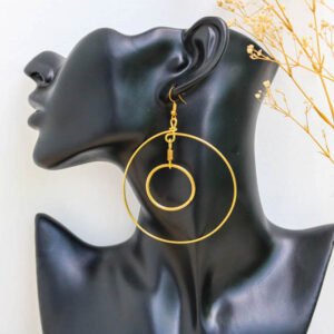 DUNI Brass Hoop Earrings