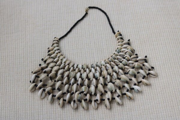 ATAWI African Beaded Cowrie Necklace