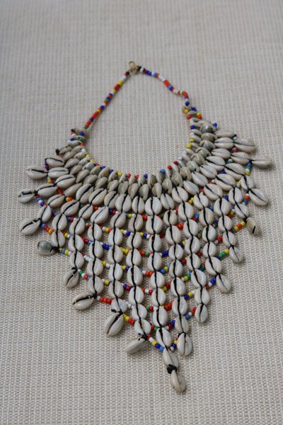 IMG_1693.jpg AKINA African Beaded Cowrie Necklace