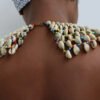 ALI African cowrie shell necklace, Gift for her