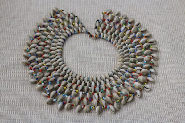 ALI African cowrie shell necklace, Gift for her