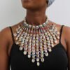 AVANA African Beaded Cowrie Necklace