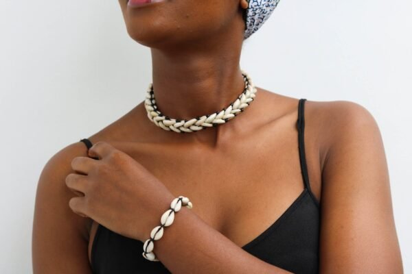 IMG_1729-scaled-1.jpg DUVA African Cowrie Necklace with matching bracelet