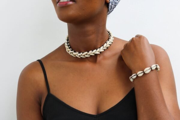 IMG_1730-scaled-1.jpg DUVA African Cowrie Necklace with matching bracelet