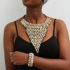 MUGIKO African Cowrie Necklace with matching bracelet
