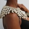 GACHIE African Cowrie Shell Necklace with matching bracelet