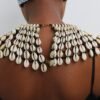 GACHIE African Cowrie Shell Necklace with matching bracelet
