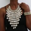 IMG_1781-scaled-1.jpg KIAMBA African Cowrie Necklace with matching bracelet