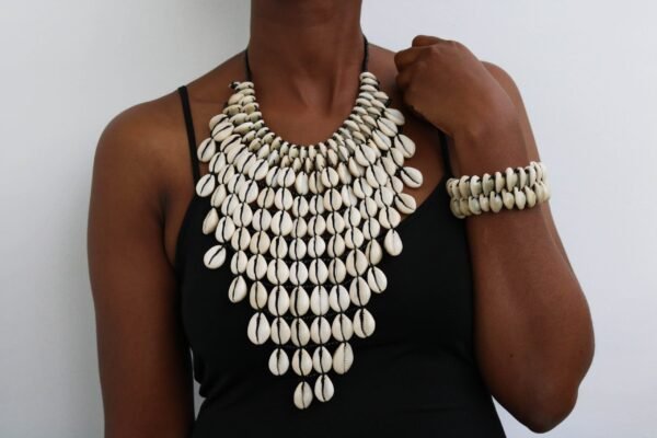 IMG_1781-scaled-1.jpg KIAMBA African Cowrie Necklace with matching bracelet