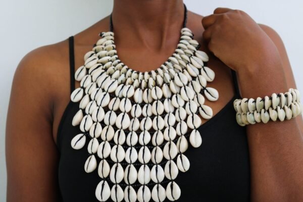 IMG_1783-scaled-1.jpg KIAMBA African Cowrie Necklace with matching bracelet