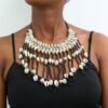 AKALA cowrie shell necklace, Gift for her