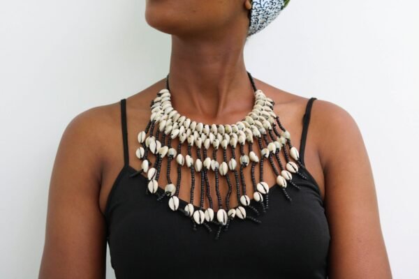 AKALA cowrie shell necklace, Gift for her