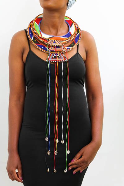 MFAKI Maasai wedding necklace