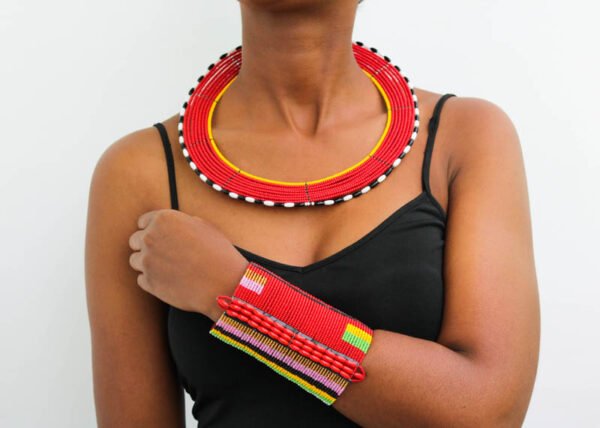 RAMLA Maasai wedding necklace