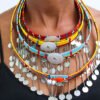 UHURO Beaded Choker Necklace