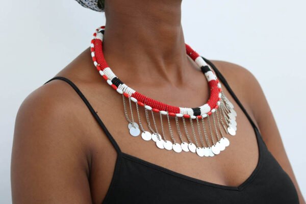 MOSI Maasai Beaded Rope Necklace