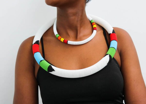 MASUD African Beaded necklace