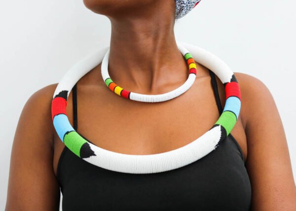 MASUD African Beaded necklace
