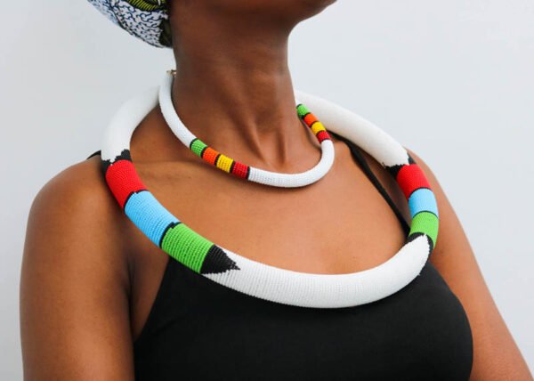 MASUD African Beaded necklace