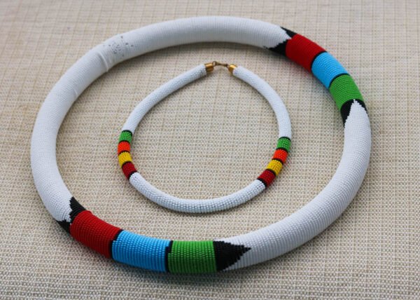 MASUD African Beaded necklace
