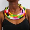 MJIBU African Beaded necklace