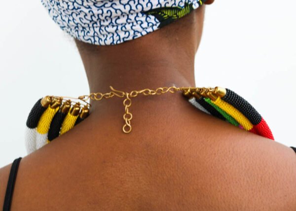 MJIBU African Beaded necklace