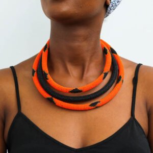 MTORO African Beaded necklace