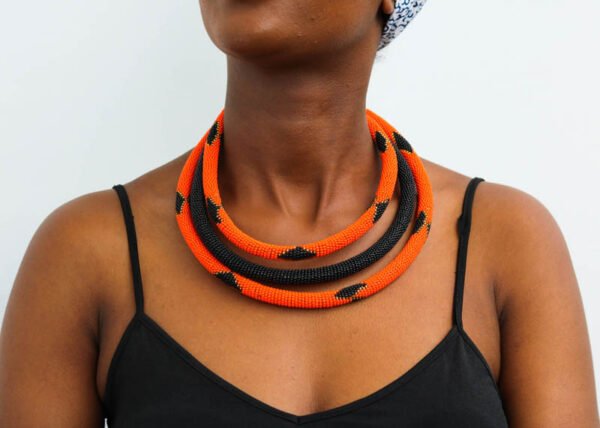 MTORO African Beaded necklace