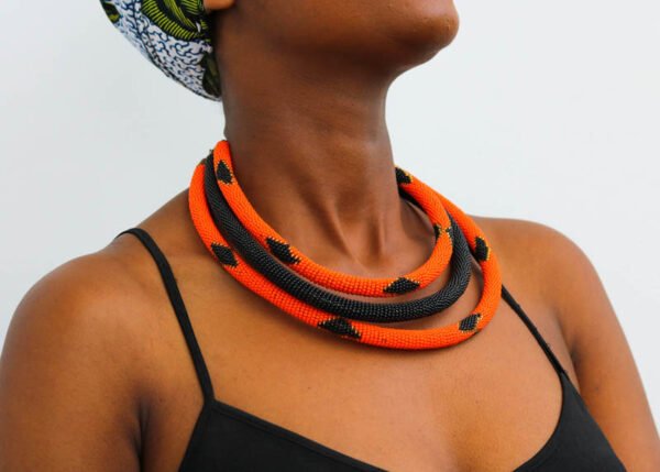MTORO African Beaded necklace