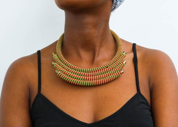 MTUME African Beaded necklace