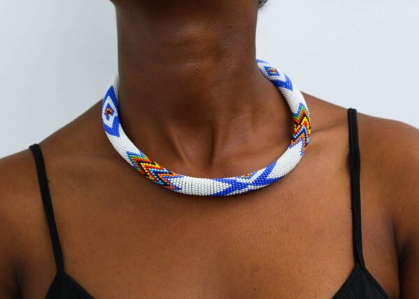 MUNIM African Beaded necklace