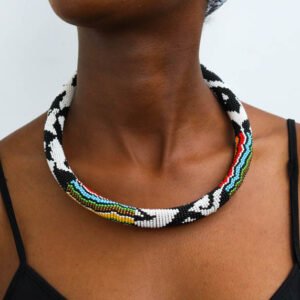 MUNIR African Beaded necklace