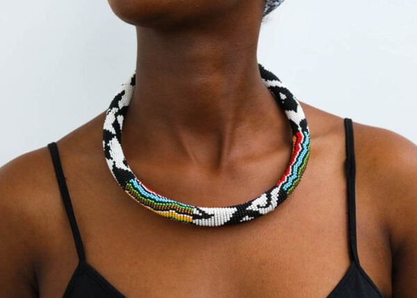 MUNIR African Beaded necklace